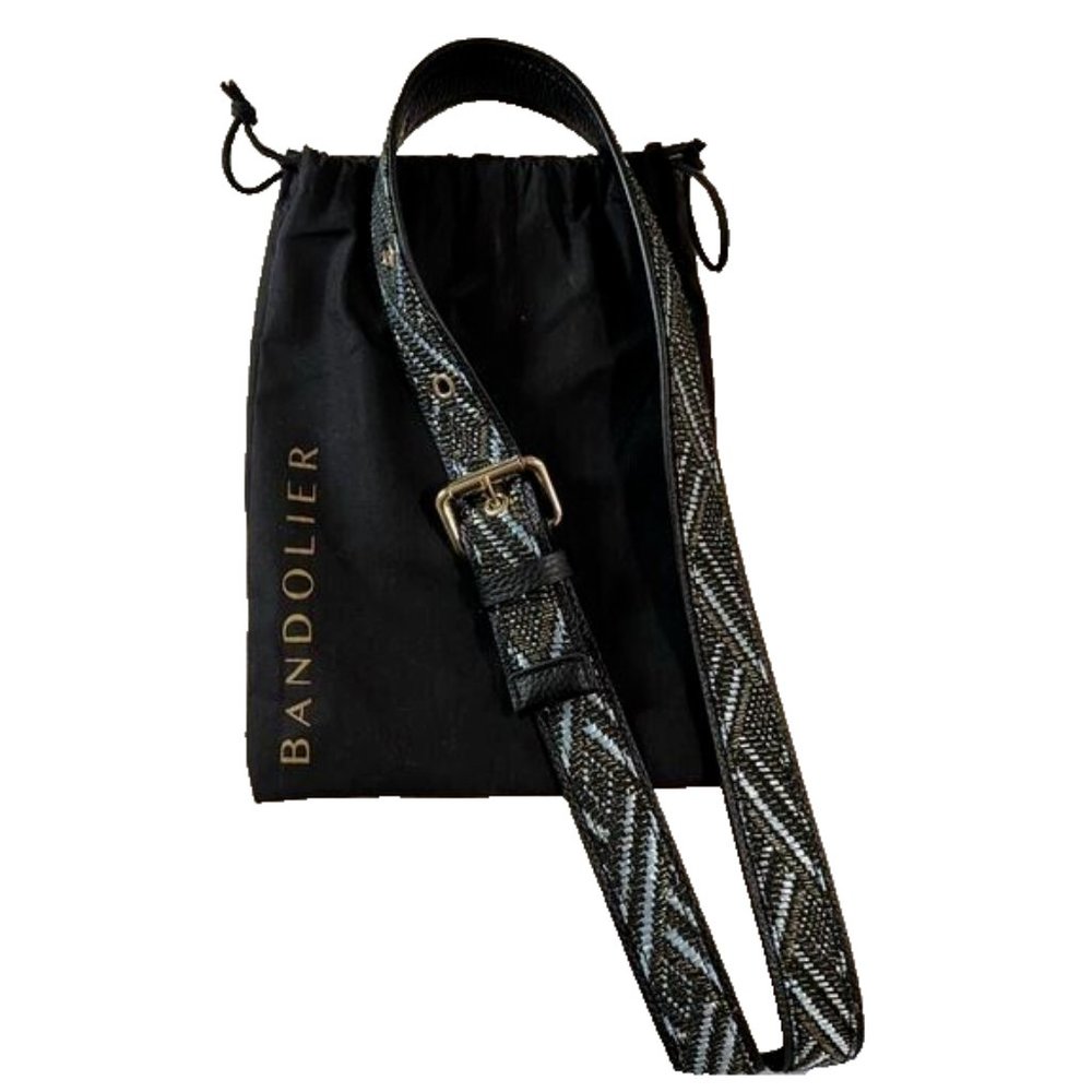 Bandolier Black and Silver Strap